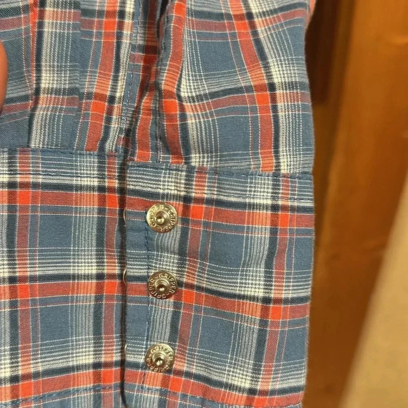 Wrangler Men’s XXL Pearl Snap Long Sleeve Button Down - Picture 5 of 6